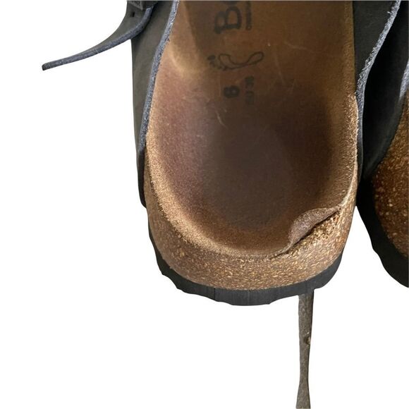 BIRKENSTOCK Betula Gizeh Cork Thong Orthopedic Sandals Gray 6 - Picture 10 of 11